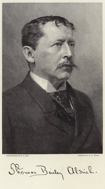 Ritratto di Thomas Bailey Aldrich da George C. Cox
