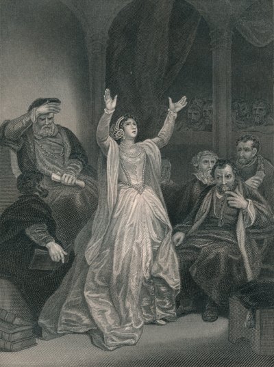 Condanna di Anna Bolena, metà del XIX secolo da George C. Finden