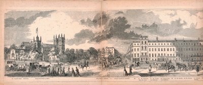 Panorama di Londra, 1849 da George C Leighton