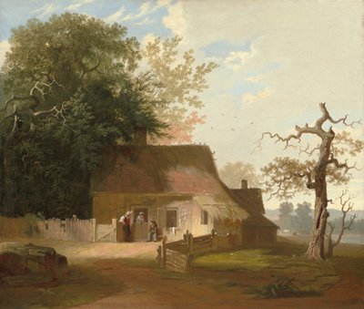 Scenografia del cottage da George Caleb Bingham