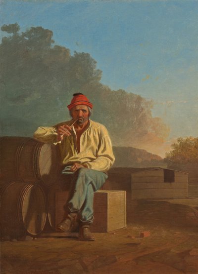 Barcaiolo del Mississippi da George Caleb Bingham