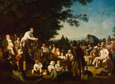 Discorso su un ceppo da George Caleb Bingham