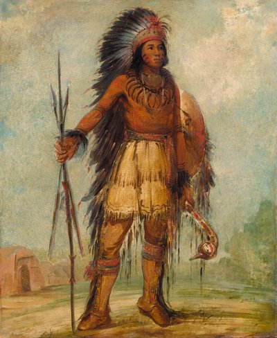 A-wun-ne-wa-be, Uccello del Tuono da George Catlin