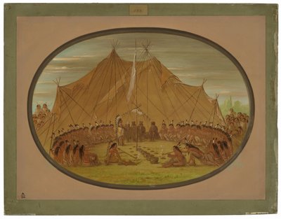 Festa del cane - Sioux da George Catlin