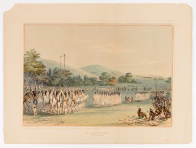 Danza del gioco della palla--no.22 da George Catlin