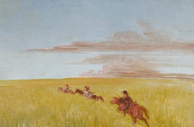 Bogard, Batiste e Io, Viaggiando attraverso una Pianura del Missouri, 1837-1839 da George Catlin