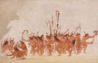 Danza dei Bravi, Ojibwa da George Catlin