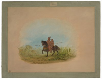 Sposi a cavallo - Connibo da George Catlin