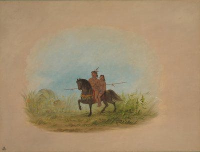 Sposi a cavallo - Connibo da George Catlin