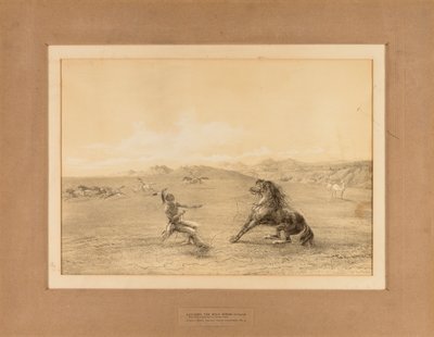 Catturare il cavallo selvaggio - n. 4 da George Catlin