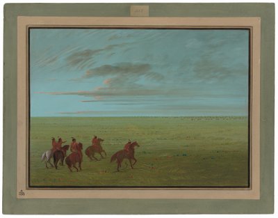 Connibos in Partenza per i Cavalli Selvaggi da George Catlin