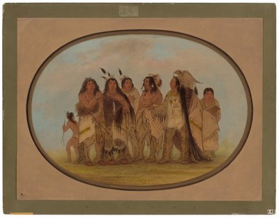 Distinti indiani Crow da George Catlin