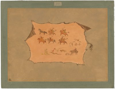 Facsimile di un mantello del dottore Pawnee da George Catlin