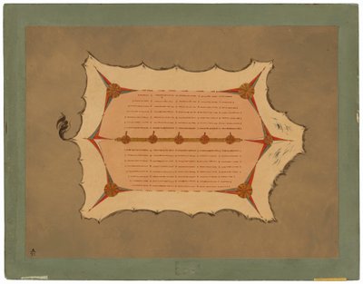 Facsimile di un Mantello Sioux con Piume di Porcospino da George Catlin
