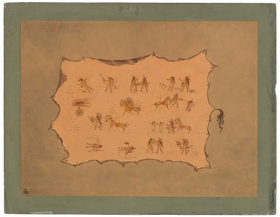 Facsimile della veste di Mah-to-toh-pa - Mandan da George Catlin