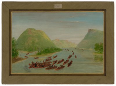 Padre Hennepin e due compagni fatti prigionieri dai Sioux. Aprile 1680 da George Catlin