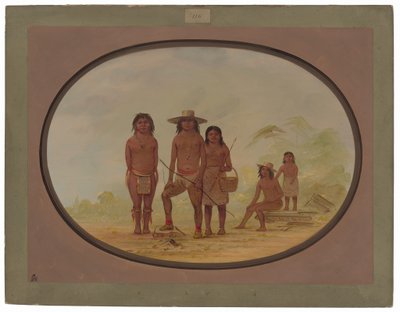Cinque indiani Maya da George Catlin