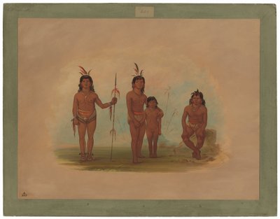 Quattro indiani Goo-a-give da George Catlin
