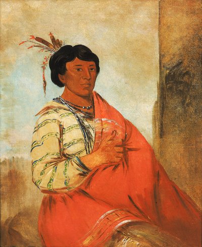 Gaw-záw-que-dung, Colui che saluta da George Catlin