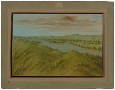 Scogliere erbose, Alto Missouri da George Catlin