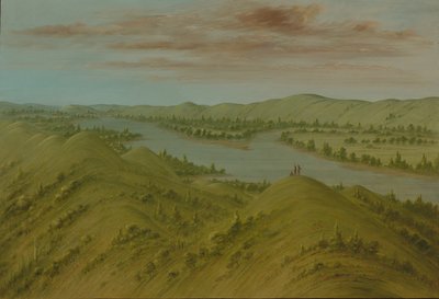 Grassy Bluffs, Alto Missouri, 1861-1869 da George Catlin