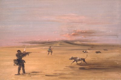 Caccia alla Pernice nelle Praterie del Missouri, 1837-39 da George Catlin