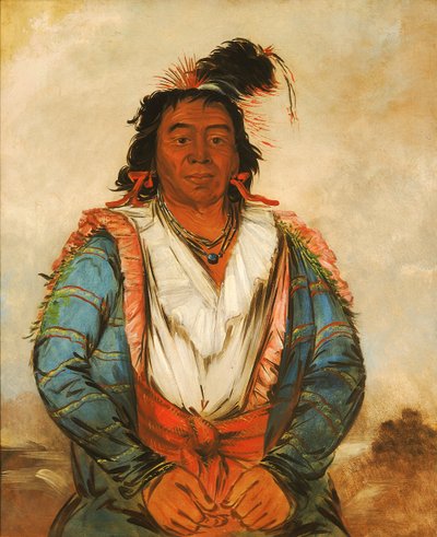 Hose-put-o-káw-gee, un coraggioso, 1834 da George Catlin