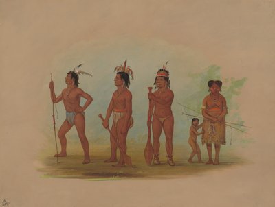 Indiani Klatsop, 1855-1869 da George Catlin