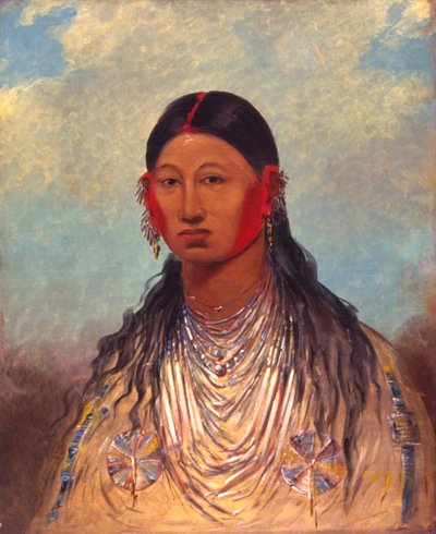Koon-za-ya-me, Aquila da Guerra Femmina, 1844 da George Catlin