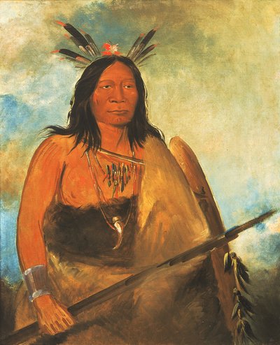 Kots-o-kó-ro-kó, Capelli del Collo del Toro, un capo da George Catlin
