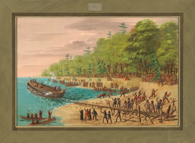 Varo del Griffin. Luglio 1679, 1847-48 da George Catlin