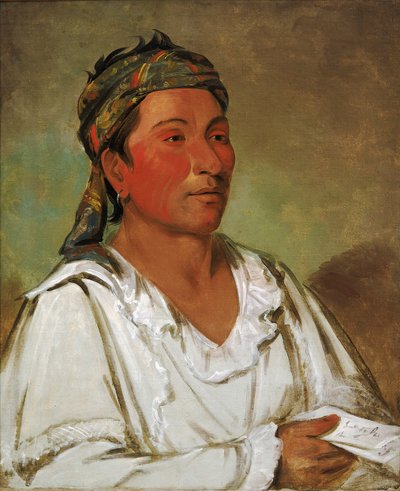 Lay-lóo-ah-pee-áy-shee-kaw, Erba, Cespuglio e Fiore, Semicivilizzato, 1830 da George Catlin