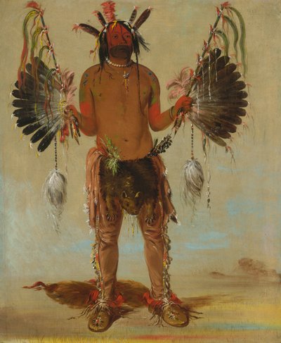 Mah-tó-he-ha, Vecchio Orso, un Uomo di Medicina, 1832 da George Catlin