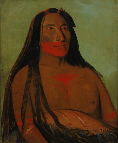 Máh-to-tóh-pa, Quattro Orsi, secondo capo in lutto da George Catlin
