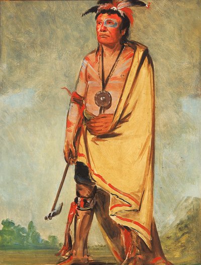 No-ak-chóo-she-kaw, Colui che rompe i cespugli da George Catlin