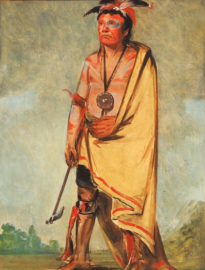 No-ak-chóo-she-kaw, Colui che rompe i cespugli da George Catlin