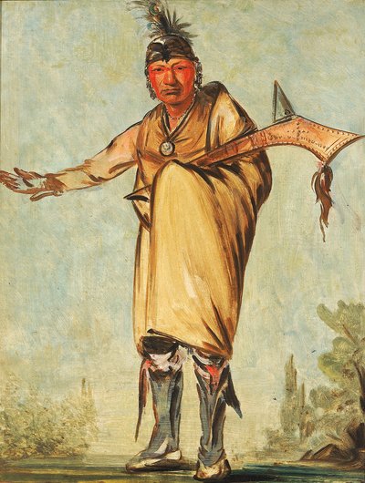Náw-káw, Wood, ex capo tribù da George Catlin