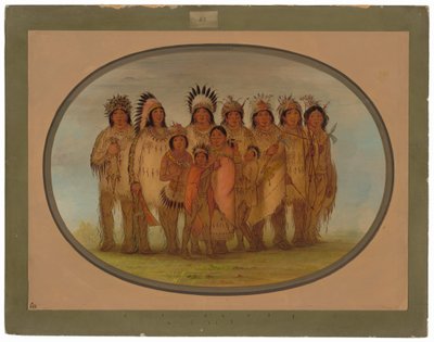 Indiani Ojibbeway a Parigi da George Catlin