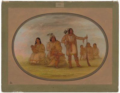 Osceola e quattro indiani Seminole da George Catlin