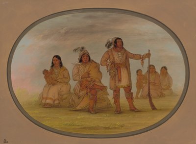 Osceola e quattro indiani Seminole da George Catlin