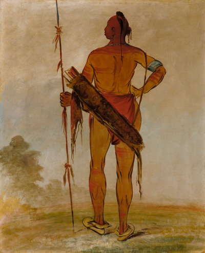 Pa-hú-sha, Capelli Bianchi, il più giovane, un capo banda da George Catlin