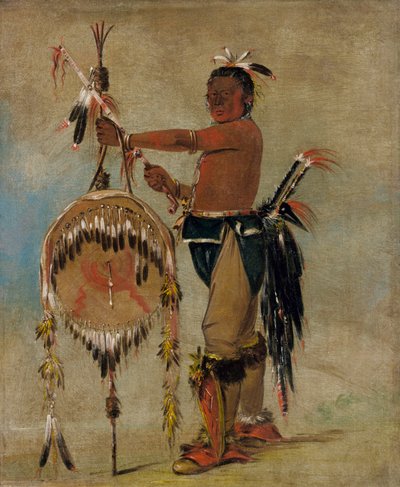 Pash-ee-pa-hó, Piccolo Capo Pugnale, un venerabile capo Sauk da George Catlin