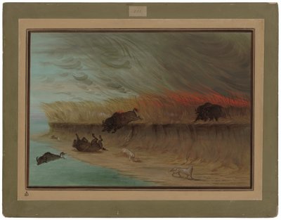 Praterie in fiamme da George Catlin