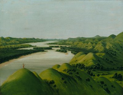 Scogliere del fiume, 1320 miglia sopra St. Louis da George Catlin