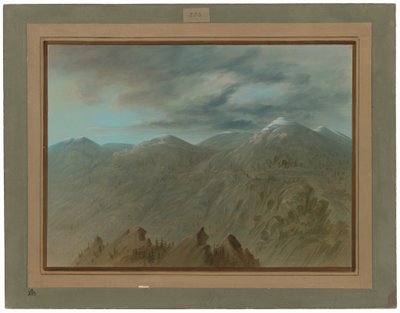 Montagne del Fiume Salmon da George Catlin