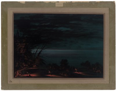 Pesca del salmone - Ottowas da George Catlin