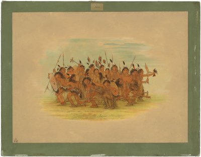 Danza dello Scalpo - Sioux da George Catlin