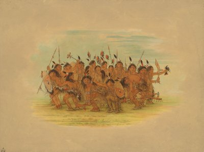 Danza dello Scalpo - Sioux, 1861 da George Catlin