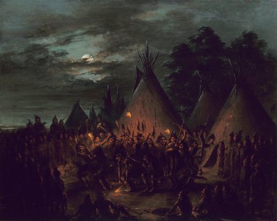 Danza del cuoio capelluto, Sioux da George Catlin