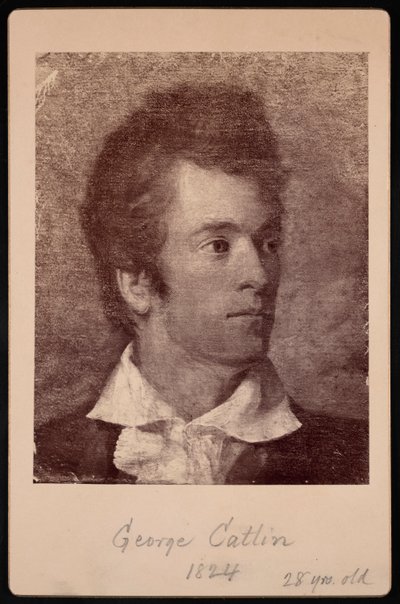 Autoritratto di George Catlin 1796-1872, 1824 da George Catlin